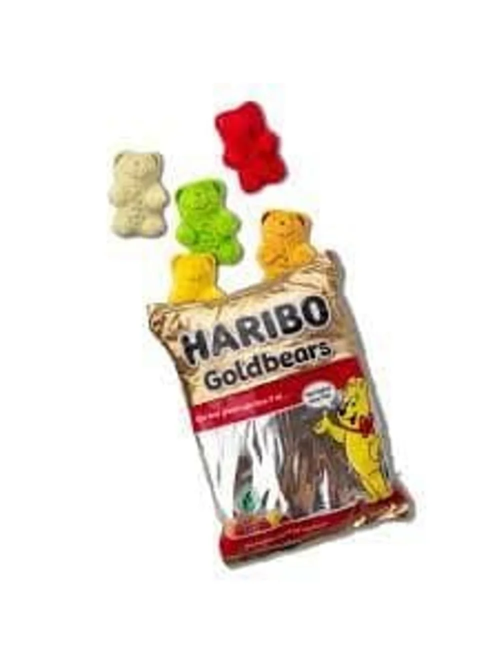Haribo Goldbears Gummy Bears Throw Pillow W/ Mini Plush Bear Pieces Inside NEW